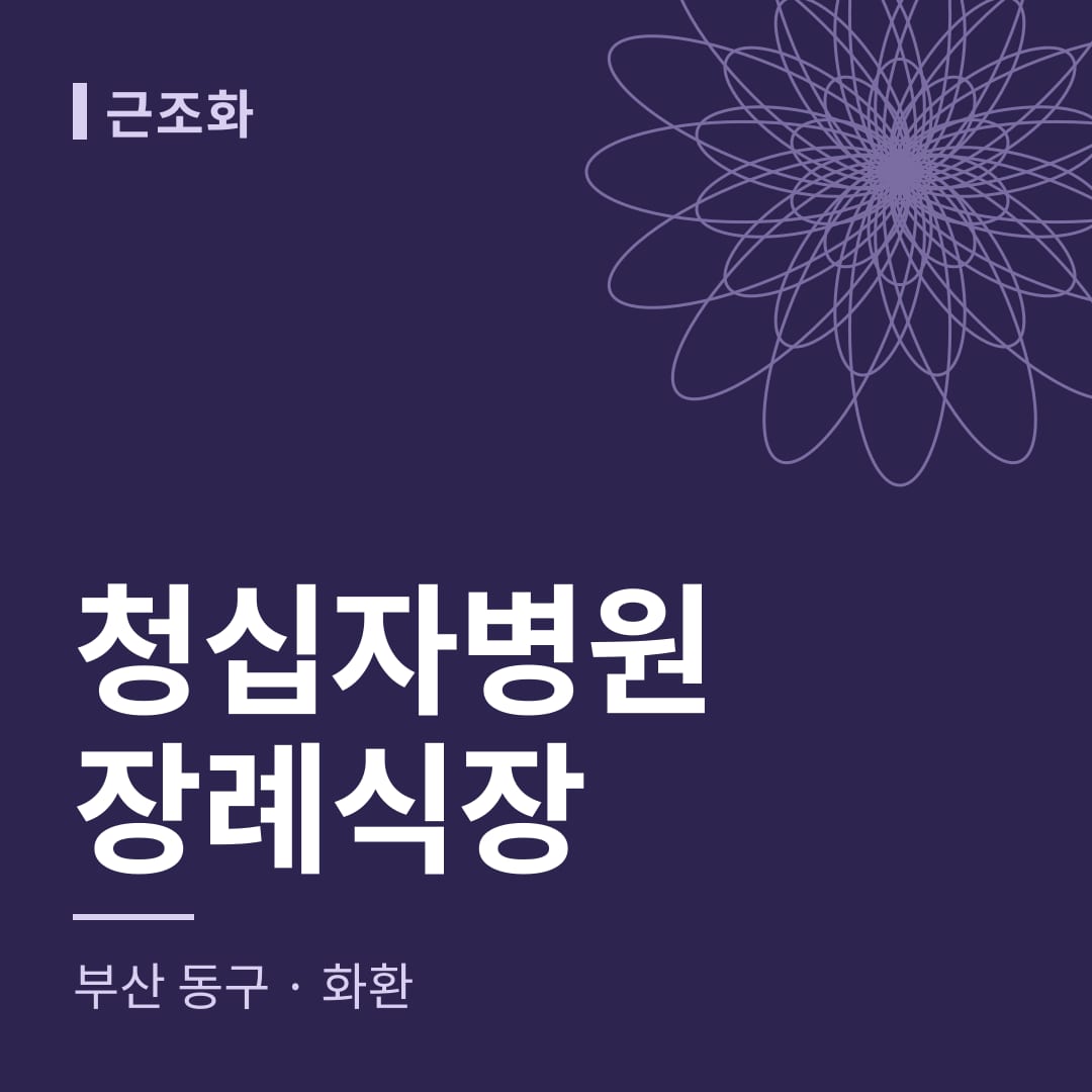 청십자병원장례식장 화환 — 부산 동구
