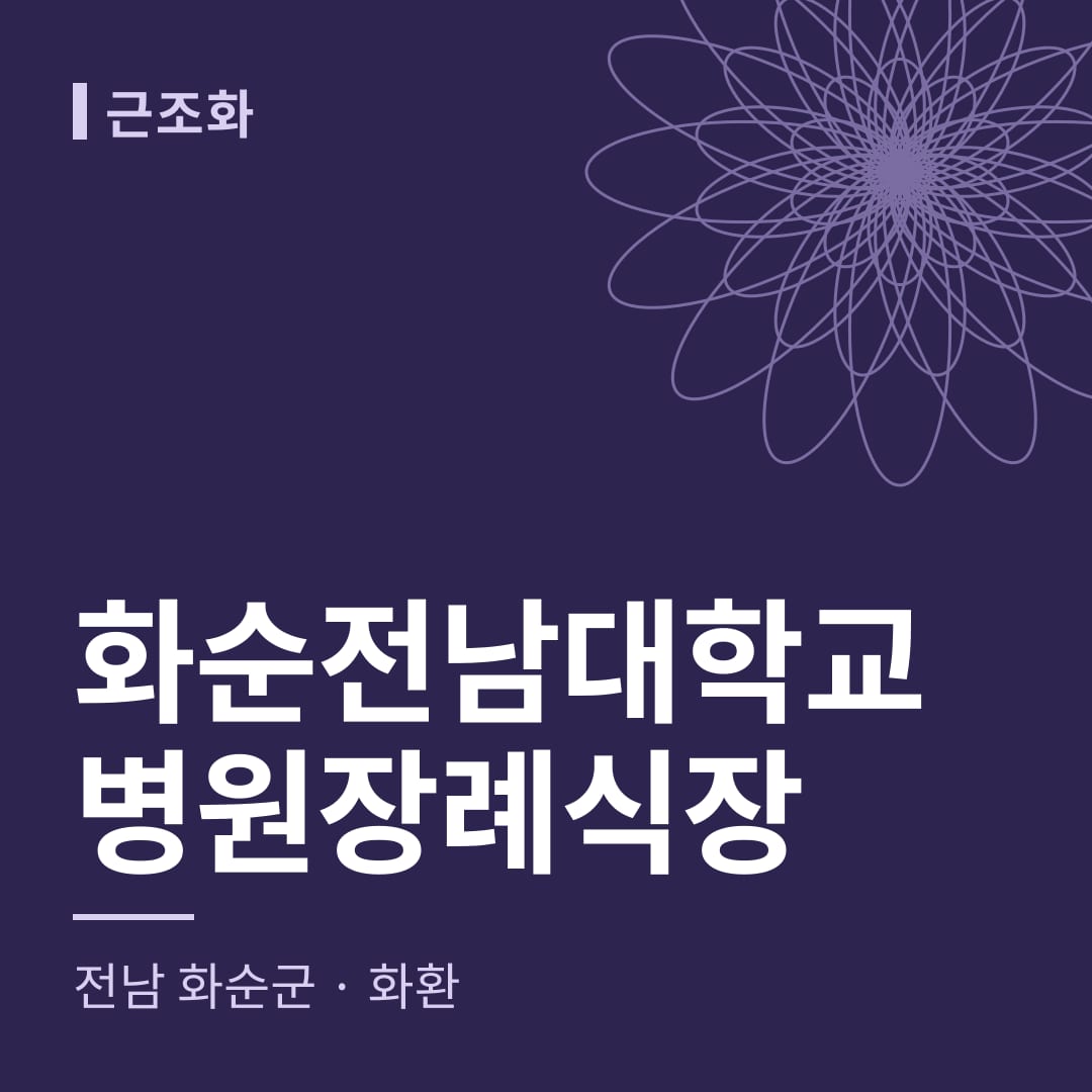 화순전남대학교병원장례식장 화환 — 전남 화순군