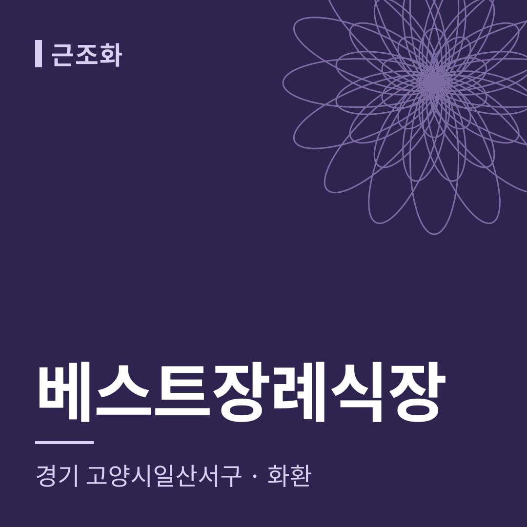 베스트장례식장 화환 — 경기 고양시일산서구