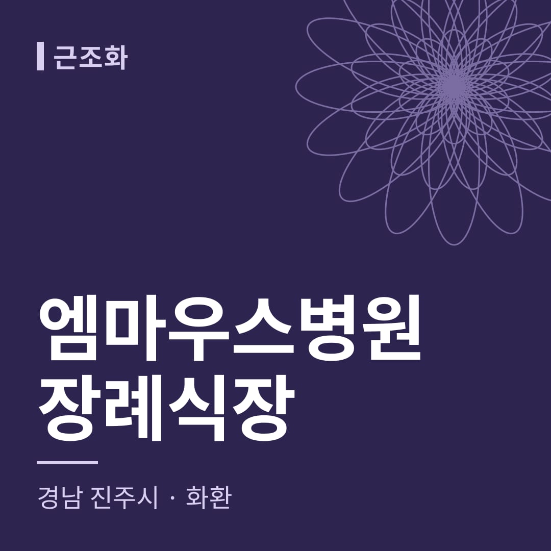 엠마우스병원장례식장 화환 — 경남 진주시