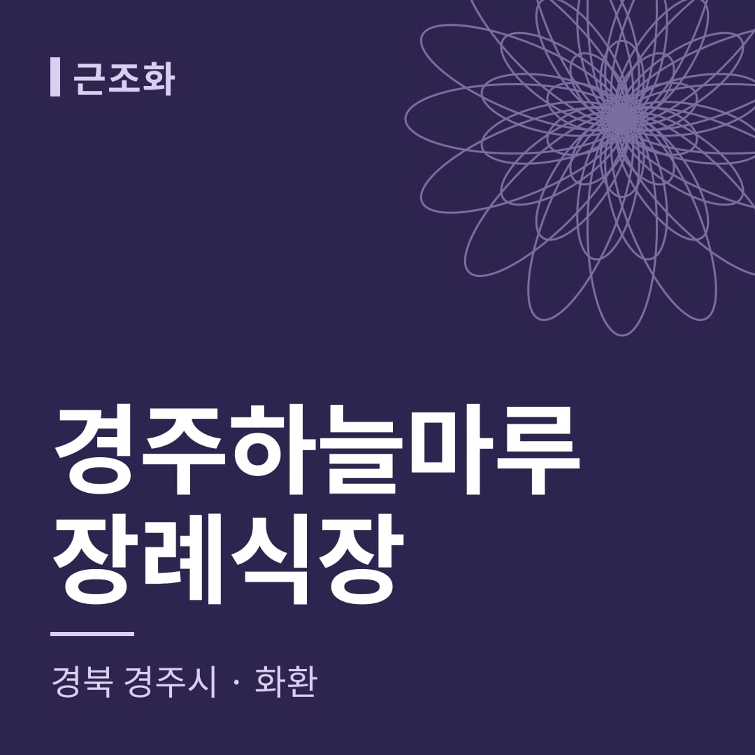 경주하늘마루장례식장 화환 — 경북 경주시