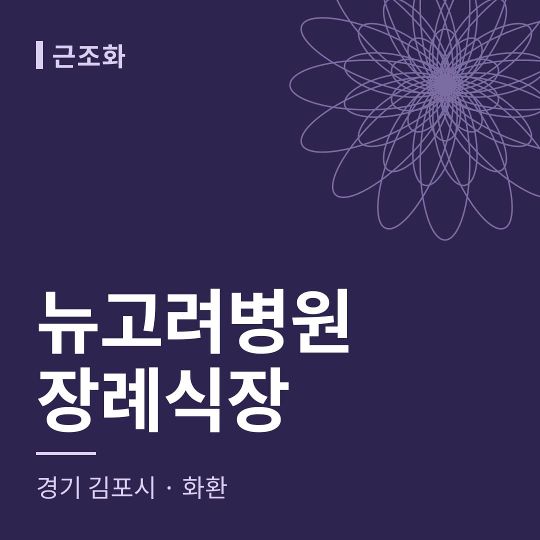 뉴고려병원장례식장 화환 — 경기 김포시