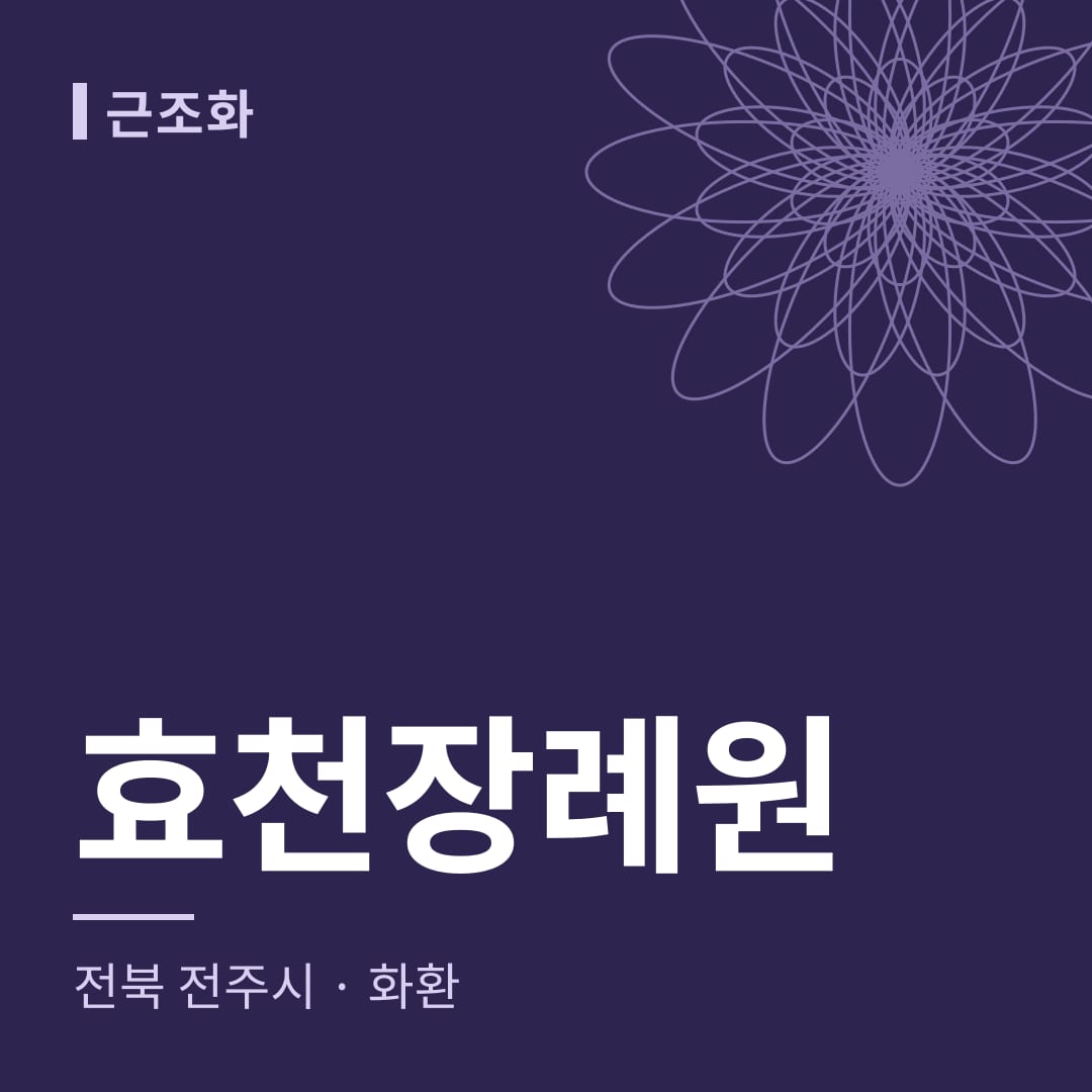 효천장례원 화환 — 전북 전주시